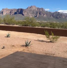 Apache Junction with amazing mountain views