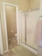 Separate Shower and Commode